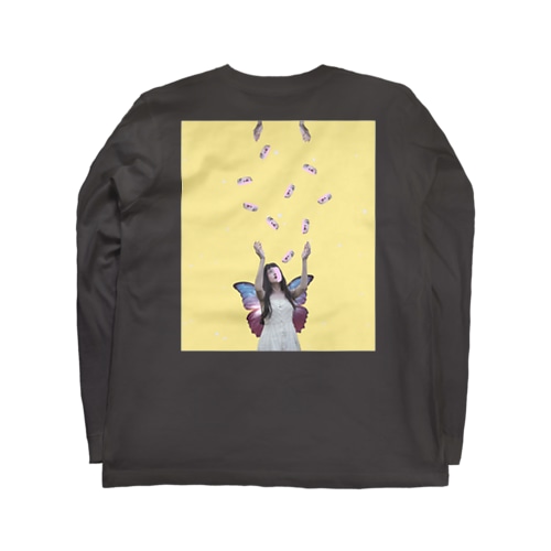 妖精ロンT-花胸- Long Sleeve T-Shirt