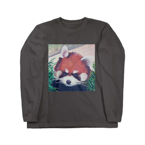 キリッとしたレッサーパンダ Long Sleeve T-Shirt