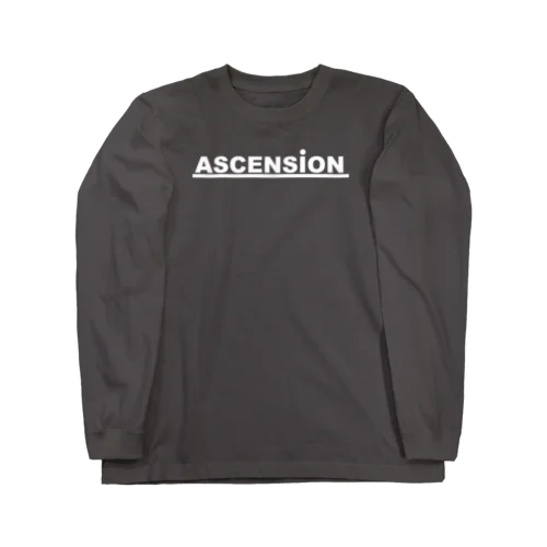 アセンション（ASCENSION）白文字 ロングスリーブTシャツ