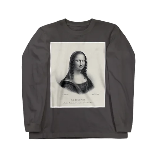 モナリザの肖像》 レオナルド・ダ・ヴィンチ作 ゼフィリン・フェリックス・ジャン・マリウス・ベリアール 1890年頃 1824 Long Sleeve T-Shirt