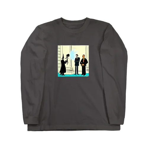 記者会見 Long Sleeve T-Shirt