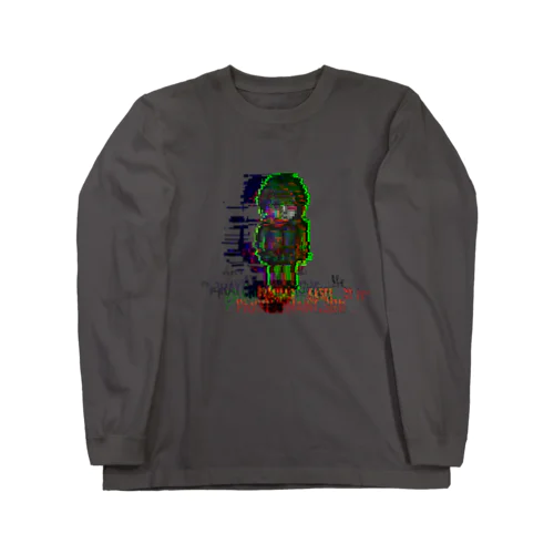 カマキリ女 ドット絵(バグ) Long Sleeve T-Shirt