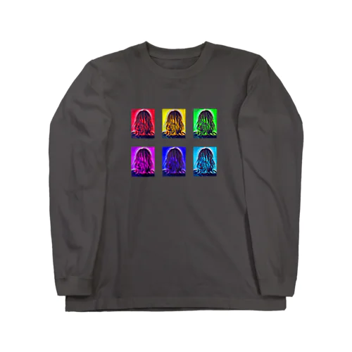 COLORFUL HAIR Long Sleeve T-Shirt