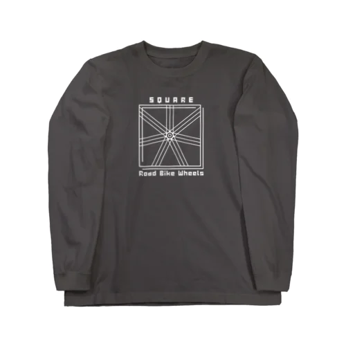 ロードレース・自転車　四角いホイール Long Sleeve T-Shirt