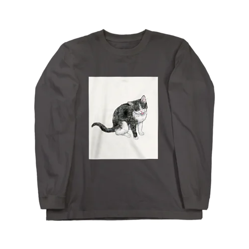 バズ（保護猫シェルターQUEUE） Long Sleeve T-Shirt