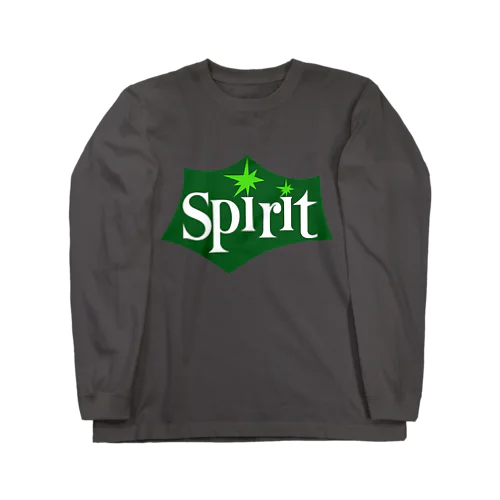 Spiritヴィンテージロゴ昭和レトロ Long Sleeve T-Shirt