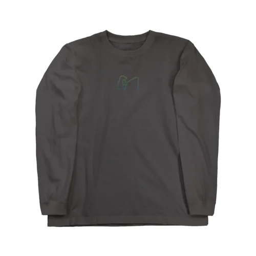 釣りペンギン Long Sleeve T-Shirt