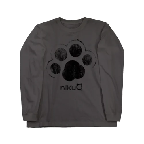 肉球をモチーフにしたオリジナルブランド「nikuQ」（猫タイプ）です ロングスリーブTシャツ