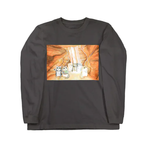 ニャンズ旅行記🇺🇸アメリカ Long Sleeve T-Shirt