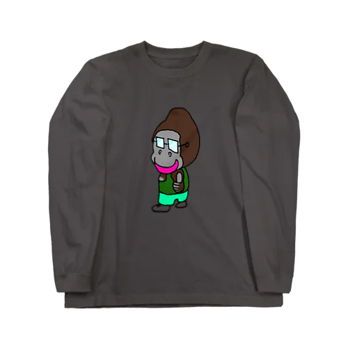 農家のメガネゴリラ Long Sleeve T-Shirt