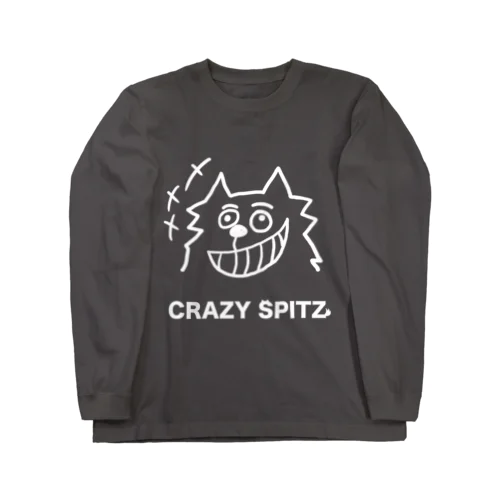 CRAZY SPITZ「HA HA HA」ver.white ロングスリーブTシャツ