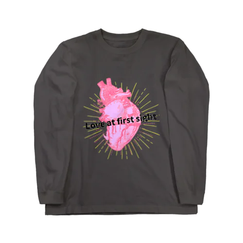 Love at first sight ロングスリーブTシャツ