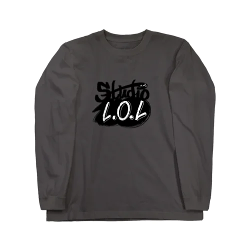 Studio L.O.L モノクロロゴ Long Sleeve T-Shirt