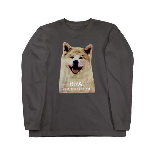 BFA/Best Friend animal／秋田犬 ロングスリーブTシャツ