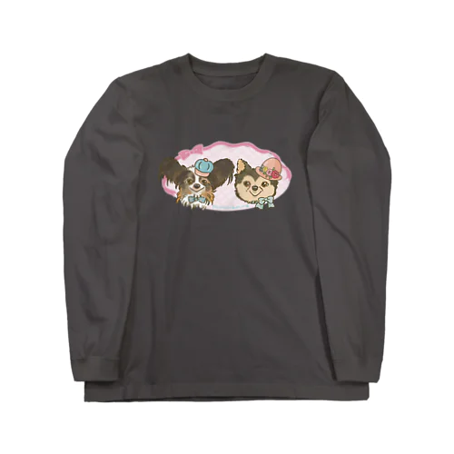 れおまるくんとみんちゃんのリボン Long Sleeve T-Shirt