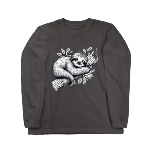 ナマケモノ Long Sleeve T-Shirt