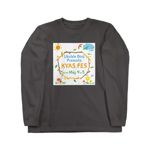 Ukulele Bird Presents KYAS FES オリジナルグッズ Long Sleeve T-Shirt