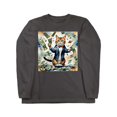 猫社長 Long Sleeve T-Shirt