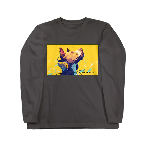 犬　アメリカンピットブルテリア ロングスリーブTシャツ