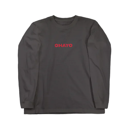 OHAYO ロングスリーブTシャツ