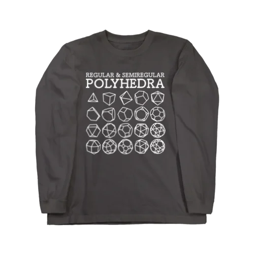 Regular&Semiregular Polyhedra(W) Long Sleeve T-Shirt