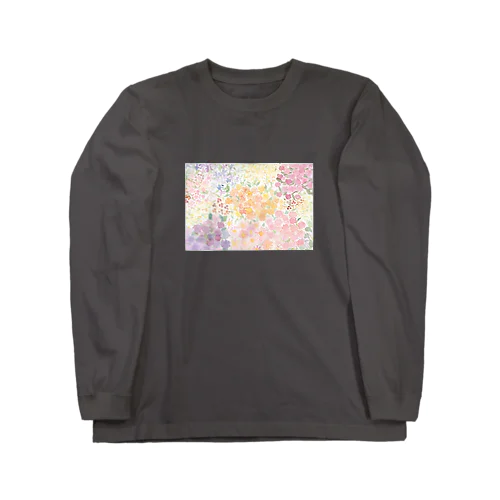 flower(濃) Long Sleeve T-Shirt