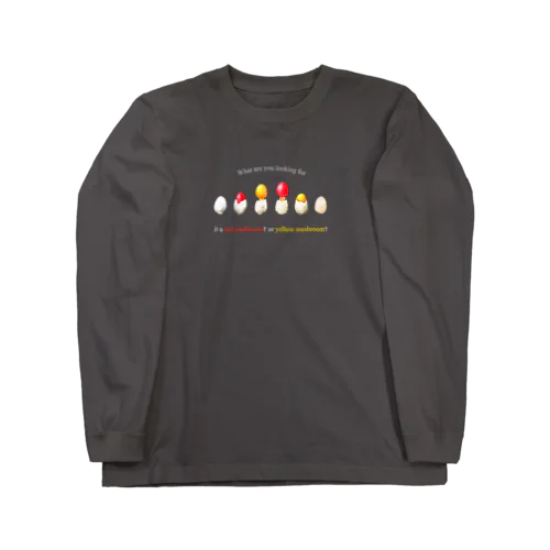 タマゴタケとキタマゴタケ(濃色用) Long Sleeve T-Shirt