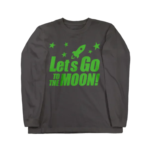 Let's go to the moon! ロングスリーブTシャツ