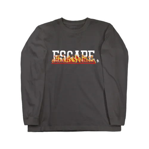 escape_fire_w ロングスリーブTシャツ