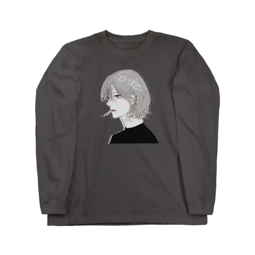 喫煙ちゃんver2 カラー Long Sleeve T-Shirt