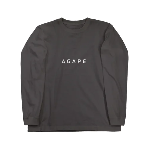 AGAPEホワイト ロングスリーブTシャツ