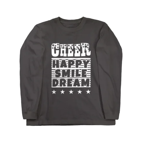 CHEERロゴ -HAPPY-w ロングスリーブTシャツ