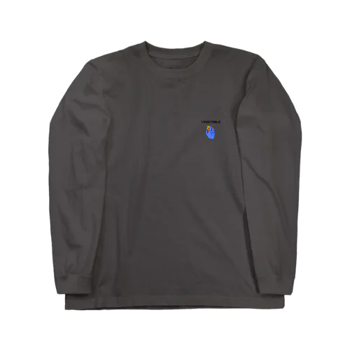 VEGETABLE DARK ロゴ Long Sleeve T-Shirt