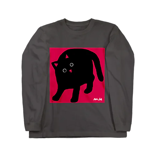 黒いカタマリと目があった日 Long Sleeve T-Shirt