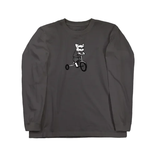 フレンチブルドッグ〜三輪車〜 Long Sleeve T-Shirt