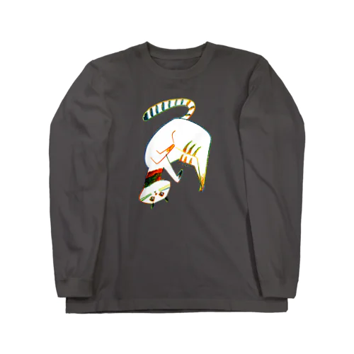 ストレッチ猫 Long Sleeve T-Shirt