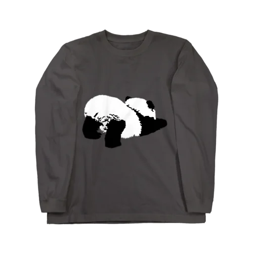 パンダ べたーん Long Sleeve T-Shirt