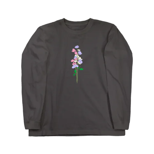 三色のスイートピー Long Sleeve T-Shirt