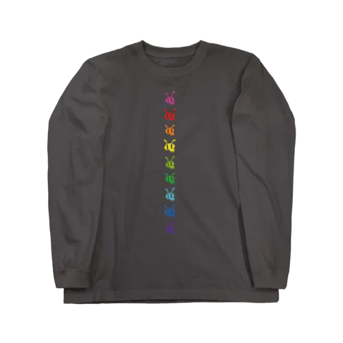 ありんこ縦列レインボー🌈 Long Sleeve T-Shirt