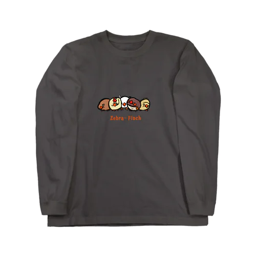 Zebra-Finch Long Sleeve T-Shirt