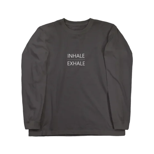 INHALE/EXHALE ロングスリーブTシャツ