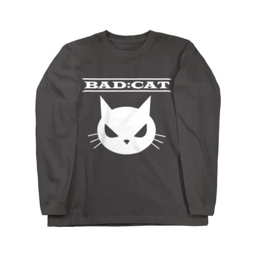 反抗期の猫シリーズ BAD CAT Long Sleeve T-Shirt