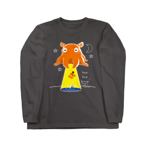 たこさんwinなーとメンダコUFO Long Sleeve T-Shirt