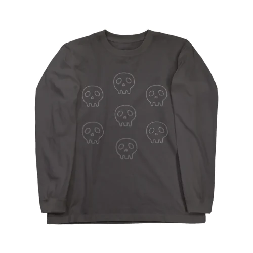 七つのドクロ Long Sleeve T-Shirt