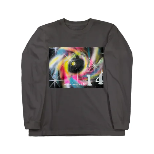 【NO.14 support GALAXY〜original spray art〜】 Long Sleeve T-Shirt