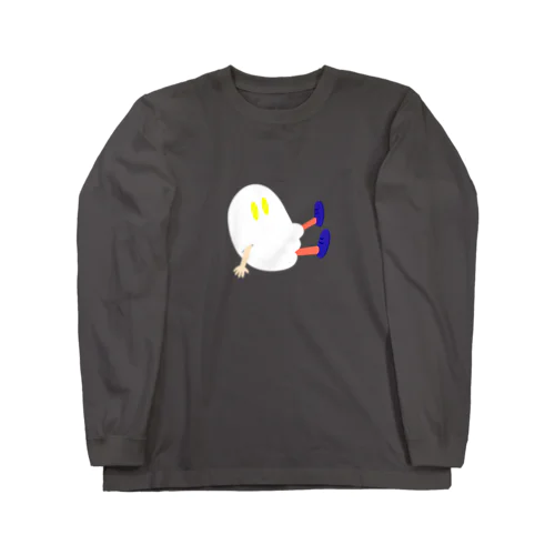 おすわり二頭身おばけ Long Sleeve T-Shirt