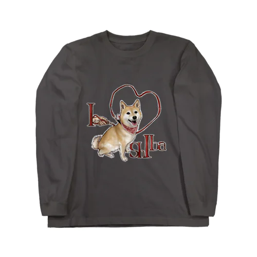 I love shiba ロングスリーブTシャツ