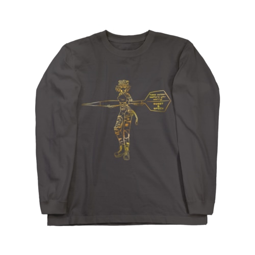 あにまるだーつ　寅ガールver. Long Sleeve T-Shirt