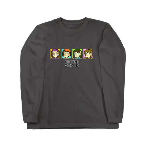 レトロスタイル Long Sleeve T-Shirt