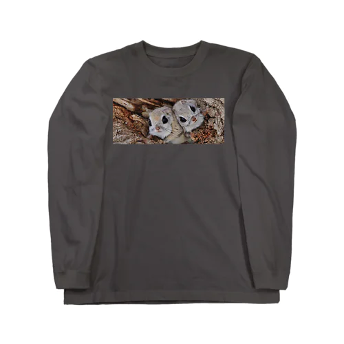 【エゾモモンガ】動物でココロもカラダも元気に Long Sleeve T-Shirt